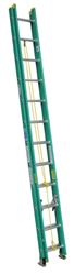 Werner  Fiberglass  24 ft. H Extension Ladder  225 lb. Type II 