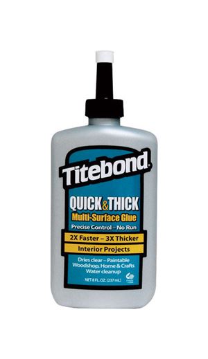 Titebond  Quick & Thick  Multi-Surface Glue  8 oz.