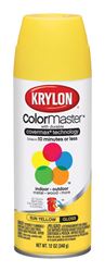 Krylon  ColorMaster  Sun Yellow  Gloss  Spray Paint  12 oz. 