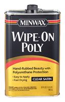 Minwax  Indoor  Clear  Satin  Wipe On Polyurethane  1 qt. 