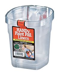 HANDy Paint Pail  Plastic  Liner  1 qt. Clear 