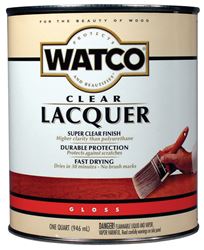Watco  Wood Finish Lacquer  Gloss  1 qt. 