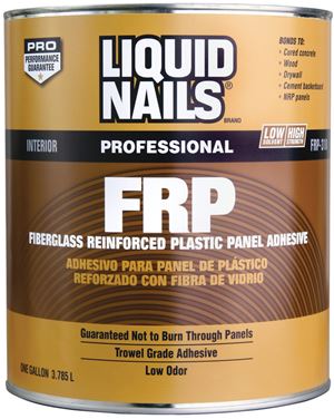 Liquid Nails  FRP Fiberglass Reinforced Plastic Panel  Adhesive  1 gal.