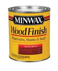 Minwax  Wood Finish  Transparent  Oil-Based  Wood Stain  Sedona Red  1 qt. 
