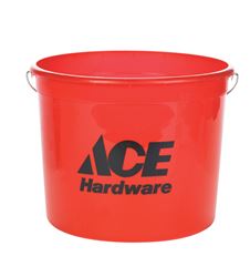 Ace  Plastic  Bucket  5 qt. Red 