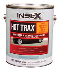 Hot-Trax  Water Based  Satin  Concrete & Garage Floor Paint  1 gal. Light Gray 