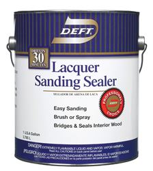 Deft  Alkyd  Lacquer Sanding Sealer  Clear  Lacquer  1 gal. 