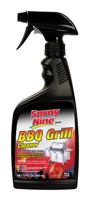Spray Nine  Grill Cleaner  22 oz. Liquid  For Multi Surface