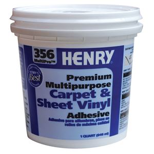 Henry  356 MultiPro Premium Multipurpose  Carpet & Sheet Vinyl Adhesive  1 qt.