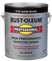 Rust-Oleum  Oil Based  High Performance Protective Enamel  Black  Gloss  1 gal. 