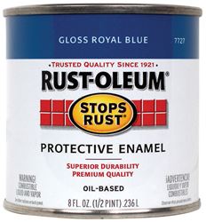Rust-Oleum Oil Based Protective Enamel Royal Blue Gloss 1/2 pt. 