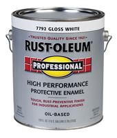 Rust-Oleum  Oil Based  High Performance Protective Enamel  White  Gloss  1 gal. 