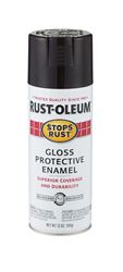Rust-Oleum Stops Rust Black Gloss Protective Enamel Spray 12 oz. 