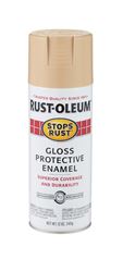 Rust-Oleum  Stops Rust  Sand  Gloss  Protective Enamel Spray  12 oz. 