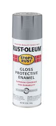 Rust-Oleum  Stops Rust  Smoke Gray  Gloss  Protective Enamel Spray  12 oz. 