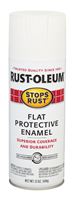 Rust-Oleum Stops Rust White Flat Protective Enamel Spray 12 oz. 