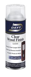Deft  Wood Finish Lacquer  Satin  12-1/4 oz. 