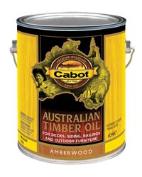 Cabot Transparent Amberwood Oil-Based Penetrating Oil Australian Timber Oil 1 gal. 