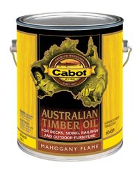 Cabot Transparent Mahogany Flame Oil-Based Penetrating Oil Australian Timber Oil 1 gal. 