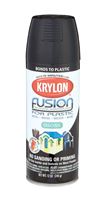 Krylon  Black  Gloss  Fusion Spray Paint  12 oz. 