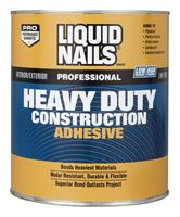 Liquid Nails  Heavy Duty  Construction Adhesive  1 qt. 
