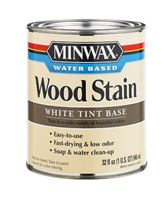 Minwax  Transparent  Water-Based  Wood Stain  White Tint Base  Tintable 1 qt. 