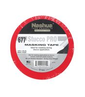 Nashua  1.89 in. W x 60 yd. L Stucco  Masking Tape  Regular Strength  Red  1 
