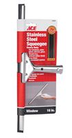 Ace  16 in. W Window Squeegee  Stainless Steel 