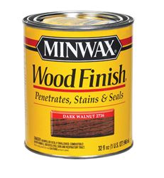 Minwax  Wood Finish  Transparent  Oil-Based  Wood Stain  Dark Walnut  1 qt. 