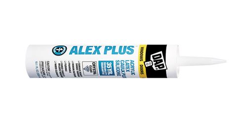 DAP Alex Plus  Acrylic Latex  Caulk  Clear  10.1 oz. 