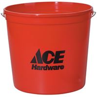Ace  Plastic  Bucket  10 qt. Red 