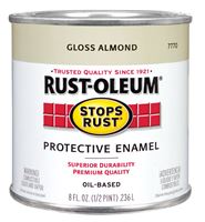 Rust-Oleum  Oil Based  Protective Enamel  Almond  Gloss  1/2 pt. 
