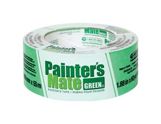 Painters Mate  1.88 in. W x 60 yd. L General Purpose  Painters Tape  Medium to High Strength  Gree 