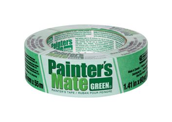 Painters Mate  1.41 in. W x 60 yd. L General Purpose  Masking Tape  Medium to High Strength  Green 