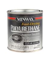 Minwax Gloss Clear Fast-Drying Polyurethane 0.5 pt. 