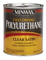 Minwax Satin Clear Fast-Drying Polyurethane 1 qt. 