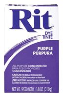 Rit  1-1/8 oz. Purple  For Fabrics as well as wood, Wicker, Paper and Plastic Powder Dye 
