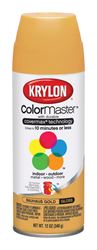 Krylon  ColorMaster  Bauhaus Gold  Gloss  Spray Paint  12 oz. 