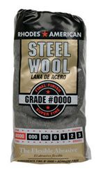 Rhodes American  4 in. W x 8-3/4 in. L Super Fine  0000 Grade Steel Wool 