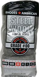 Rhodes American  4 in. W x 8-3/4 in. L Very Fine  00 Grade Steel Wool 