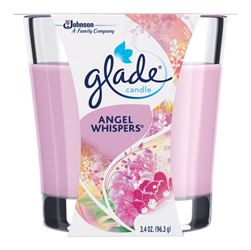 Glade  Air Freshener Candle  Angel Whispers  3.4 oz. 