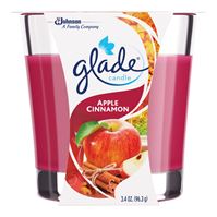 Glade  Air Freshener Candle  Apple Cinnamon  3.4 oz. 
