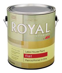 Ace  Royal  Exterior  Latex  House Paint & Primer  Flat  1 gal. Neutral Base 
