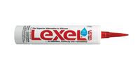 Lexel Sashco  Sealant  10.5 oz. White  Gloss 