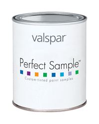 Valspar Interior Acrylic Latex Paint Sample Pure White Satin 1 pt. 