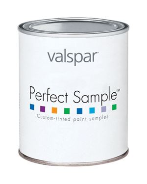 Valspar  Interior  Acrylic Latex  Paint Sample  Pure White  Satin  1 pt.