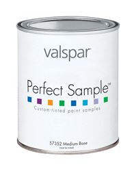Valspar  Interior  Acrylic Latex  Paint Sample  Satin  1 pt. Medium Base 