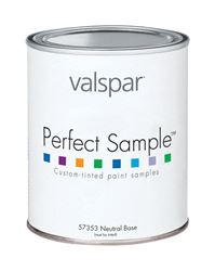 Valspar Interior Acrylic Latex Paint Sample Satin 1 pt. Neutral Base 