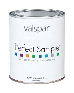 Valspar  Interior  Acrylic Latex  Paint Sample  Satin  1 pt. Neutral Base
