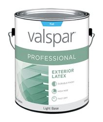 Valspar  Contractor Professional  Exterior  Acrylic Latex  Paint  Flat  1 gal. Light Base 